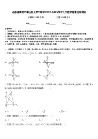 山东省泰安市泰山区大津口中学2022-2023学年七下数学期末统考试题含答案