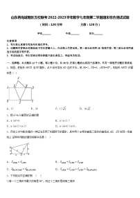 山东青岛城阳区五校联考2022-2023学年数学七年级第二学期期末综合测试试题含答案