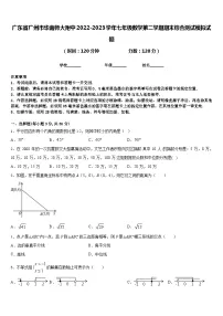 广东省广州市华南师大附中2022-2023学年七年级数学第二学期期末综合测试模拟试题含答案