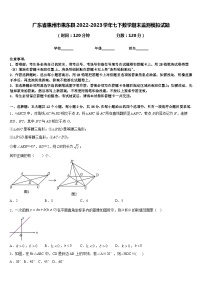 广东省惠州市惠东县2022-2023学年七下数学期末监测模拟试题含答案