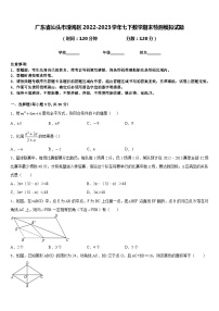 广东省汕头市澄海区2022-2023学年七下数学期末检测模拟试题含答案