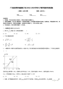 广东省深圳市福田区八校2022-2023学年七下数学期末检测试题含答案