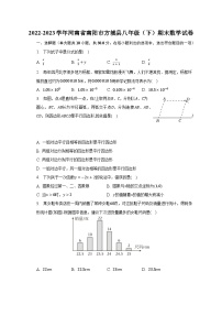 2022-2023学年河南省南阳市方城县八年级（下）期末数学试卷（含解析）