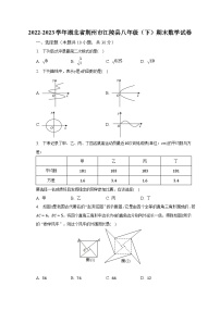 2022-2023学年湖北省荆州市江陵县八年级（下）期末数学试卷（含解析）