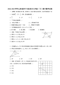 2022-2023学年山东省济宁市曲阜市七年级（下）期中数学试卷（含解析）