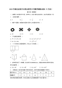 2023年湖北省黄石市四区联考中考数学模拟试卷（5月份）（含解析）