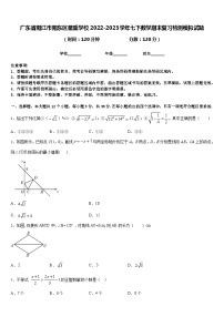 广东省阳江市阳东区星重学校2022-2023学年七下数学期末复习检测模拟试题含答案