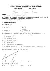 广西百色市平果县2022-2023学年数学七下期末达标检测试题含答案