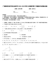 广西柳州市城中学区龙城中学2022-2023学年七年级数学第二学期期末考试模拟试题含答案