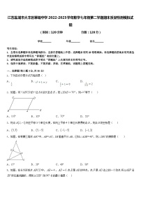 江苏盐城市大丰区草堰中学2022-2023学年数学七年级第二学期期末质量检测模拟试题含答案