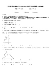 江苏省无锡市硕放中学2022-2023学年七下数学期末综合测试试题含答案