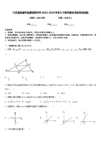 江苏省盐都市盐都初级中学2022-2023学年七下数学期末质量检测试题含答案