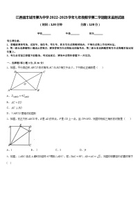 江西省丰城市第九中学2022-2023学年七年级数学第二学期期末监测试题含答案