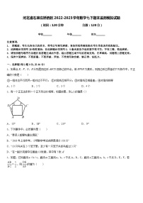 河北省石家庄桥西区2022-2023学年数学七下期末监测模拟试题含答案