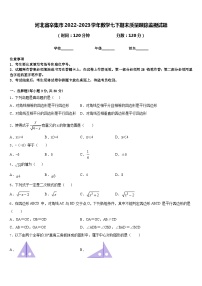 河北省辛集市2022-2023学年数学七下期末质量跟踪监视试题含答案