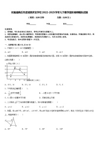 河南省商丘市虞城县求实学校2022-2023学年七下数学期末调研模拟试题含答案