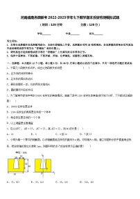 河南省鹿邑县联考2022-2023学年七下数学期末质量检测模拟试题含答案