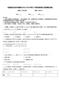 河南省驻马店市泌阳县2022-2023学年七下数学期末复习检测模拟试题含答案