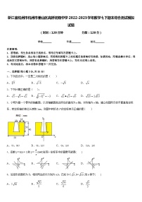 浙江省杭州市杭州市萧山区高桥初级中学2022-2023学年数学七下期末综合测试模拟试题含答案