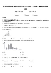 浙江省杭州市西湖区杭州外国语学校2022-2023学年七下数学期末教学质量检测模拟试题含答案