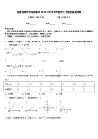 湖北省咸宁市马桥中学2022-2023学年数学七下期末监测试题含答案