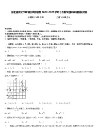 湖北省武汉市蔡甸区求新联盟2022-2023学年七下数学期末调研模拟试题含答案