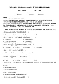 湖北省黄石市下陆区2022-2023学年七下数学期末监测模拟试题含答案