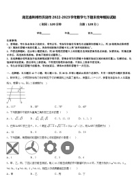 湖北省荆州市洪湖市2022-2023学年数学七下期末统考模拟试题含答案