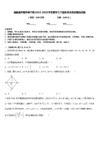 湖南省邵阳市绥宁县2022-2023学年数学七下期末综合测试模拟试题含答案