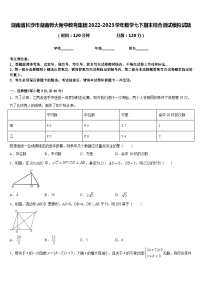 湖南省长沙市湖南师大附中教育集团2022-2023学年数学七下期末综合测试模拟试题含答案