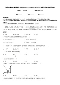 湖北省襄阳市襄州区龙王中学2022-2023学年数学七下期末学业水平测试试题含答案