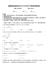 福建省泉州台商投资区2022-2023学年七下数学期末调研试题含答案