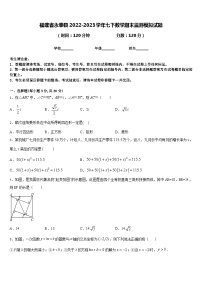 福建省永泰县2022-2023学年七下数学期末监测模拟试题含答案