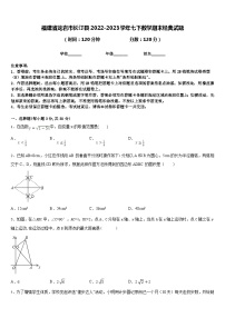 福建省龙岩市长汀县2022-2023学年七下数学期末经典试题含答案