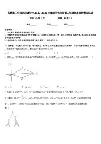 苏州市工业园区斜塘学校2022-2023学年数学七年级第二学期期末调研模拟试题含答案