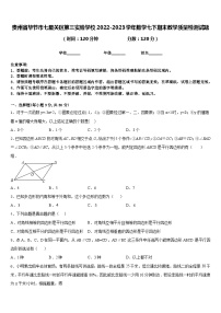 贵州省毕节市七星关区第三实验学校2022-2023学年数学七下期末教学质量检测试题含答案