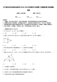 辽宁省丹东市凤城市白旗中学2022-2023学年数学七年级第二学期期末复习检测模拟试题含答案