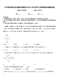 辽宁省兴城市红崖子满族乡初级中学2022-2023学年七下数学期末考试模拟试题含答案