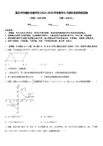 重庆市巴南区全善学校2022-2023学年数学七下期末质量检测试题含答案