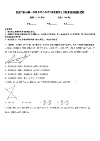 重庆市彭水第一中学2022-2023学年数学七下期末监测模拟试题含答案