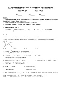 重庆市沙坪坝区第四共同体2022-2023学年数学七下期末监测模拟试题含答案