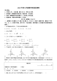 重庆市梁平区2022-2023学年七年级下学期期末数学试题（含答案）