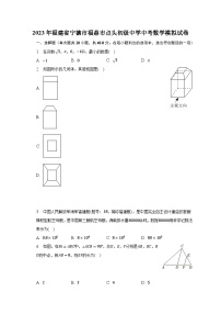 2023年福建省宁德市福鼎市点头初级中学中考数学模拟试卷（含解析）