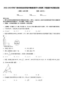 2022-2023学年广西壮族自治区贵港市覃塘区数学七年级第二学期期末考试模拟试题含答案