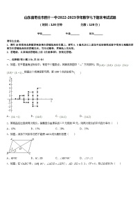 山东省枣庄市四十一中2022-2023学年数学七下期末考试试题含答案