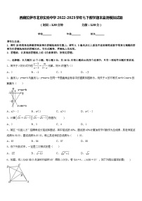 西藏拉萨市北京实验中学2022-2023学年七下数学期末监测模拟试题含答案