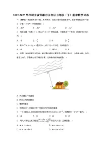 2022-2023学年河北省邯郸市永年区七年级（下）期中数学试卷（含解析）