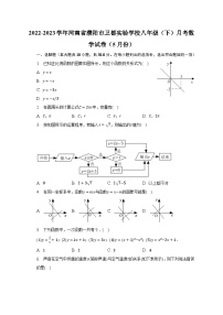 2022-2023学年河南省濮阳市卫都实验学校八年级（下）月考数学试卷（5月份）（含解析）