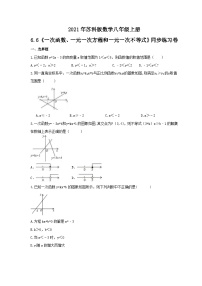 初中数学苏科版八年级上册6.1 函数精品精练