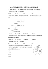 2023年浙江省温州市中考数学第三次适应性试卷（含解析）